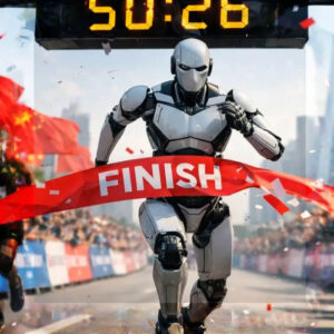 UN ROBOT CHINO CORRIÓ UNA MEDIA MARATÓN EN 50 MINUTOS Y DEJÓ ATRÁS EL RÉCORD MUNDIAL HUMANO