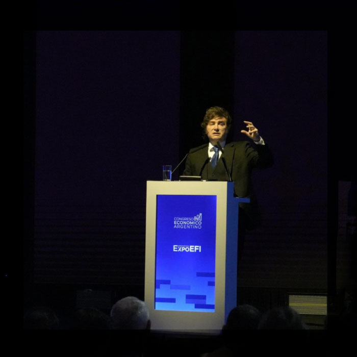 MILEI EN EXPO EFI: «LO QUE NOS IMPORTA ES EL LEGADO HISTÓRICO»