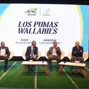 Scioli participó del lanzamiento de los encuentros de rugby entre Argentina y Australia