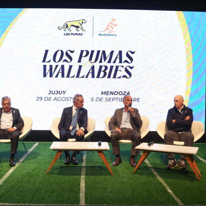 Scioli participó del lanzamiento de los encuentros de rugby entre Argentina y Australia