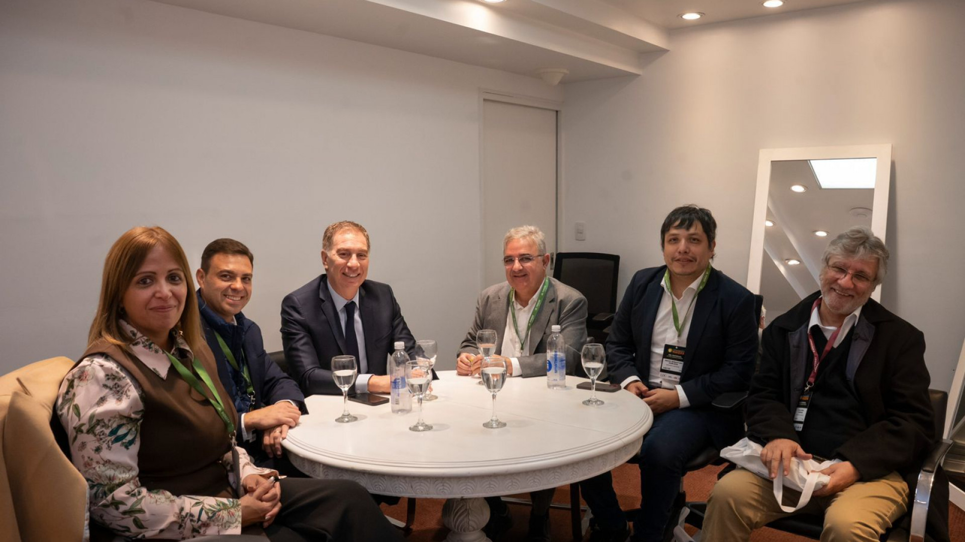 Diego Santilli se reunió con el gobernador Raúl Jalil
