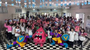 Vax Team llegó a Rafaela para fortalecer la vacunación de niñas y niños en edad escolar