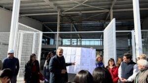 Nueva Escuela Echeverría: directivos y alumnos visitaron la obra provincial que “es un anhelo desde hace más de 70 años”