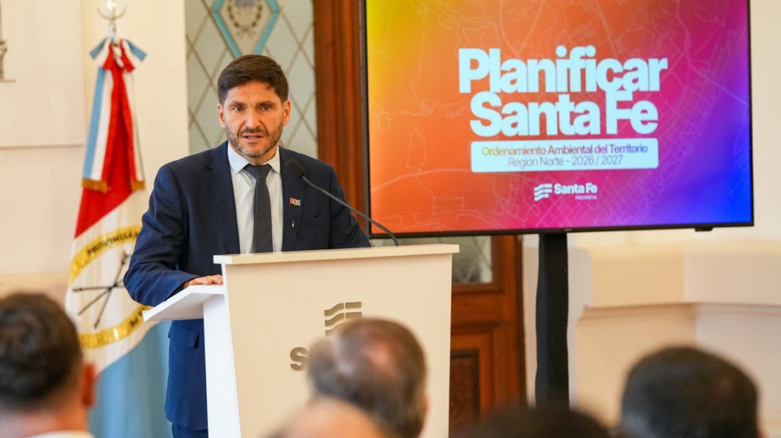 Pullaro presentó el mayor plan de ordenamiento territorial de la historia de Santa Fe para 44 localidades del norte provincial