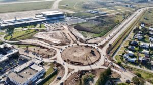El Aeropuerto Internacional de Rosario amplió su infraestructura vial y capacidad de estacionamiento