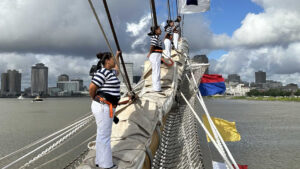 54° Viaje de Instrucción: la fragata ARA “Libertad” navega rumbo a Norfolk, Virginia