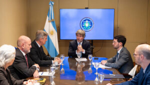 El ministro de Justicia se reunió con el embajador de la Embajador de la Unión Europea Erik Høeg
