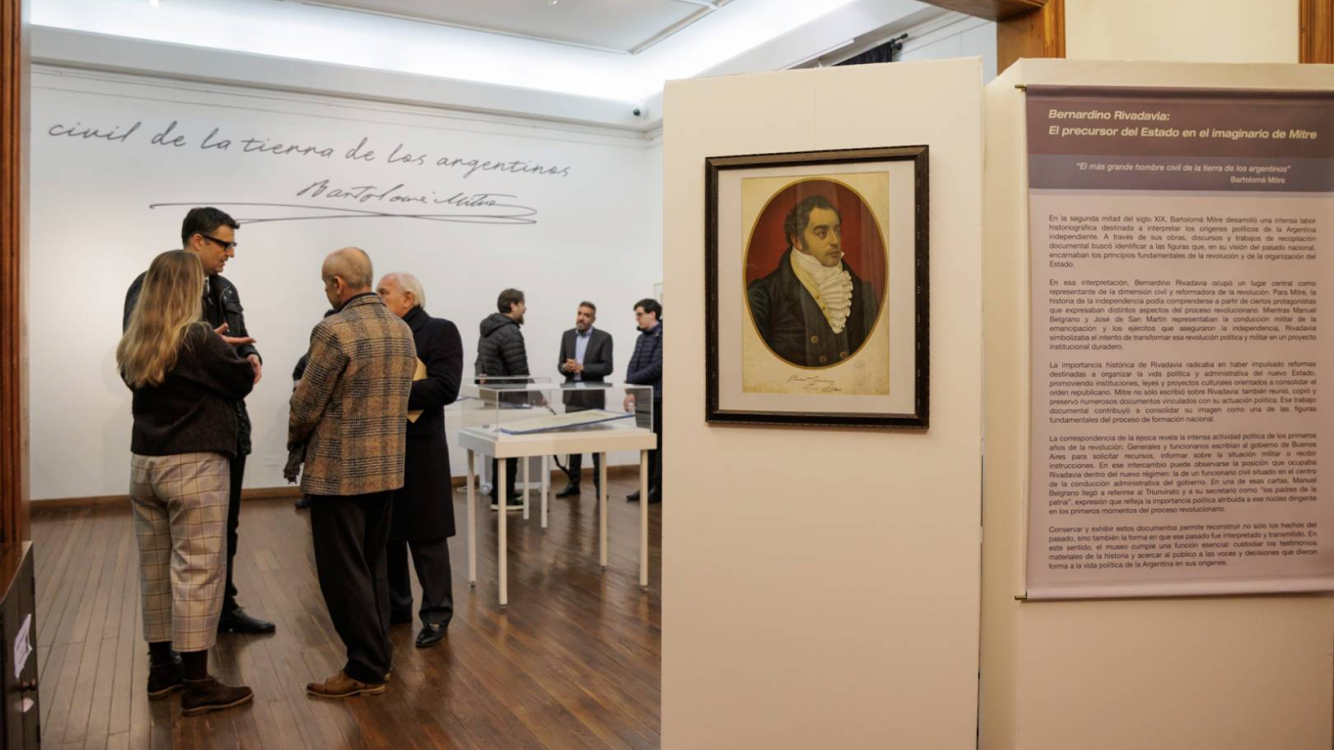 El Museo Mitre inauguró la muestra “Bernardino Rivadavia, el Precursor del Estado en el Imaginario de Mitre”