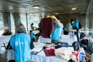 «Si no lo usás, donalo»: se recolectaron más de mil kilos de ropa en desuso