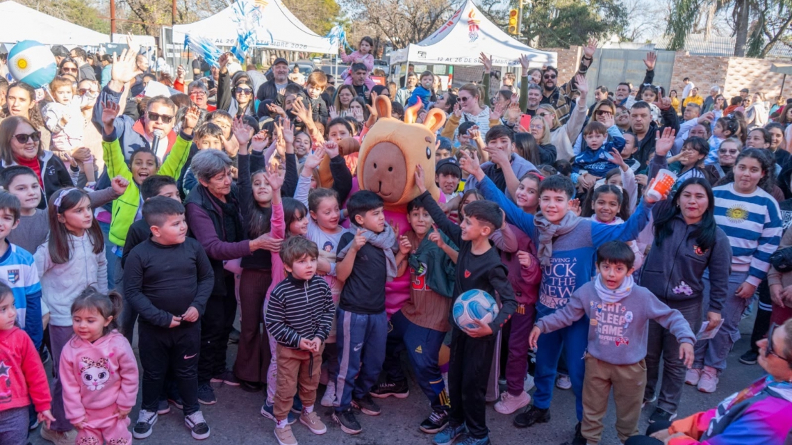 El Tour Suramericano lleva el espíritu de los Juegos a toda la Provincia