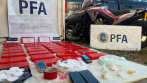 El DFI de la PFA desarticuló una organización narcocriminal y secuestró más de 37 kilos de cocaína en Corrientes