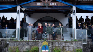 La ministra Alejandra Monteoliva encabezó el acto del 88° aniversario de la Gendarmería Nacional Argentina