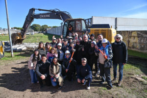 Comenzaron los trabajos de apertura de calle Andrade, una obra clave para integrar barrio ATE