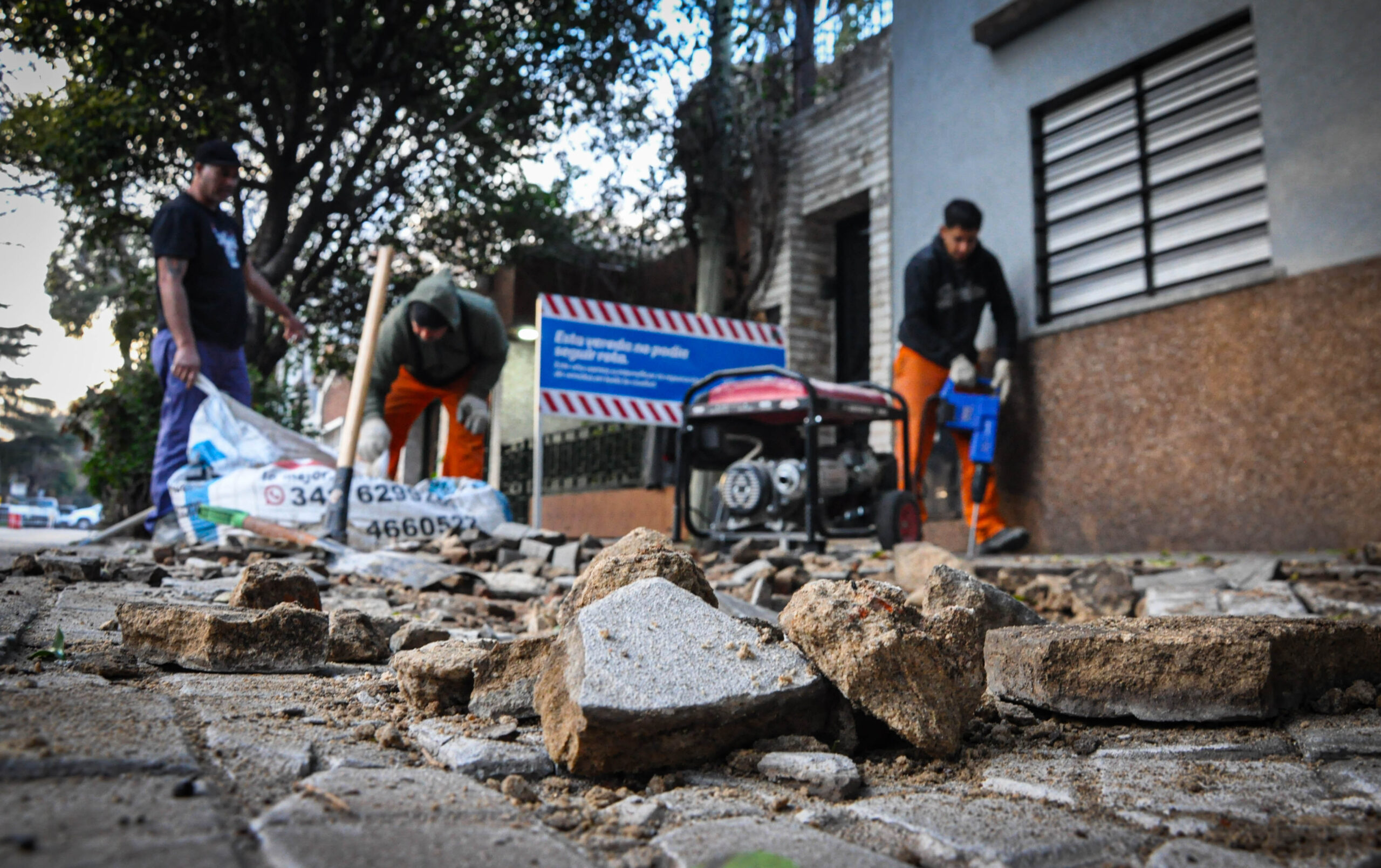 El sur se prepara para los Suramericanos: el municipio concretó un operativo barrial en Las Heras