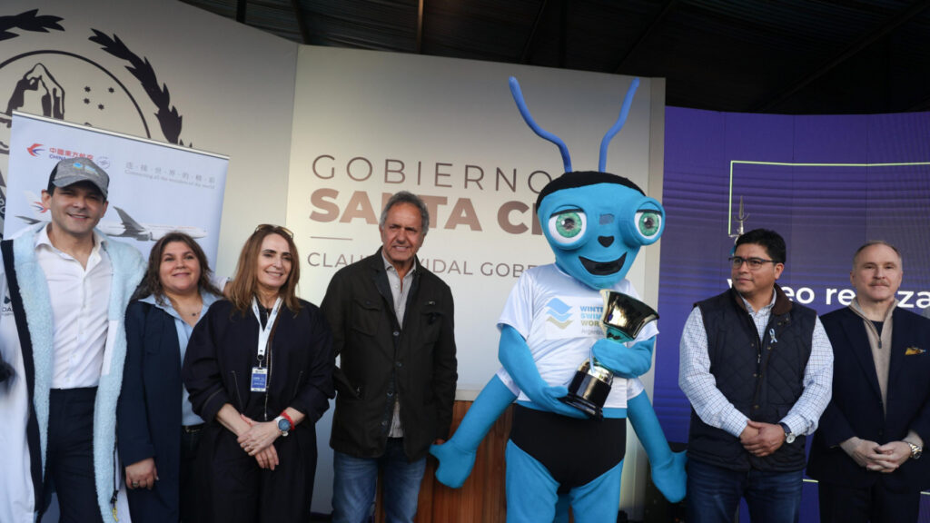 Scioli participó del lanzamiento de la Copa Mundial de Natación de Invierno en Argentina