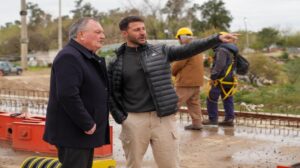 Michlig supervisó el nuevo puente Santa Fe-Santo Tomé: “Los santafesinos podemos estar orgullosos del nivel de obra que estamos llevando adelante”