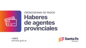 Cronograma de pago de haberes de agosto a trabajadores provinciales