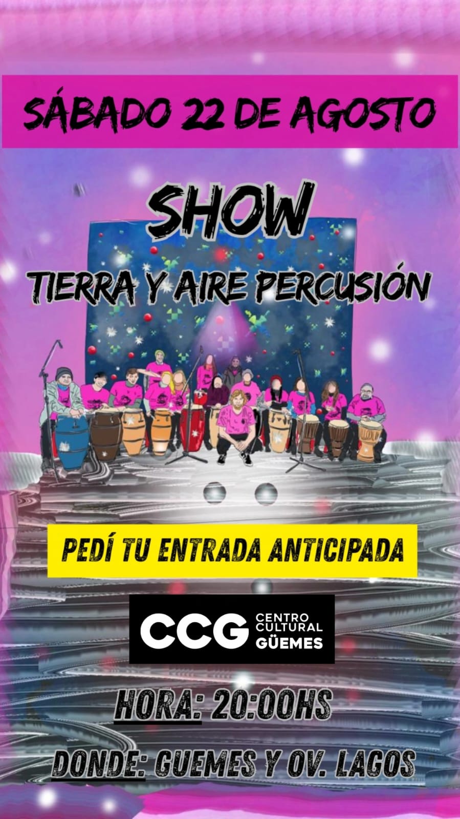 SE VIENE EL NUEVO SHOW DETIERRA Y AIRE PERCUSIÓN