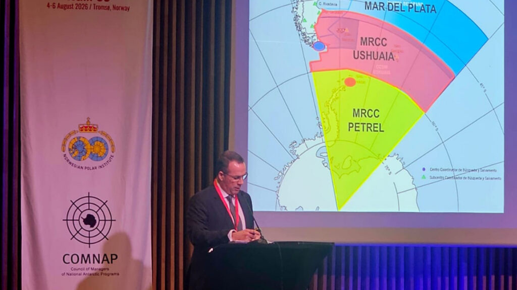 Exposición en Noruega de las capacidades de Argentina en actividades de Búsqueda y Rescate en el Atlántico Sur y Antártida