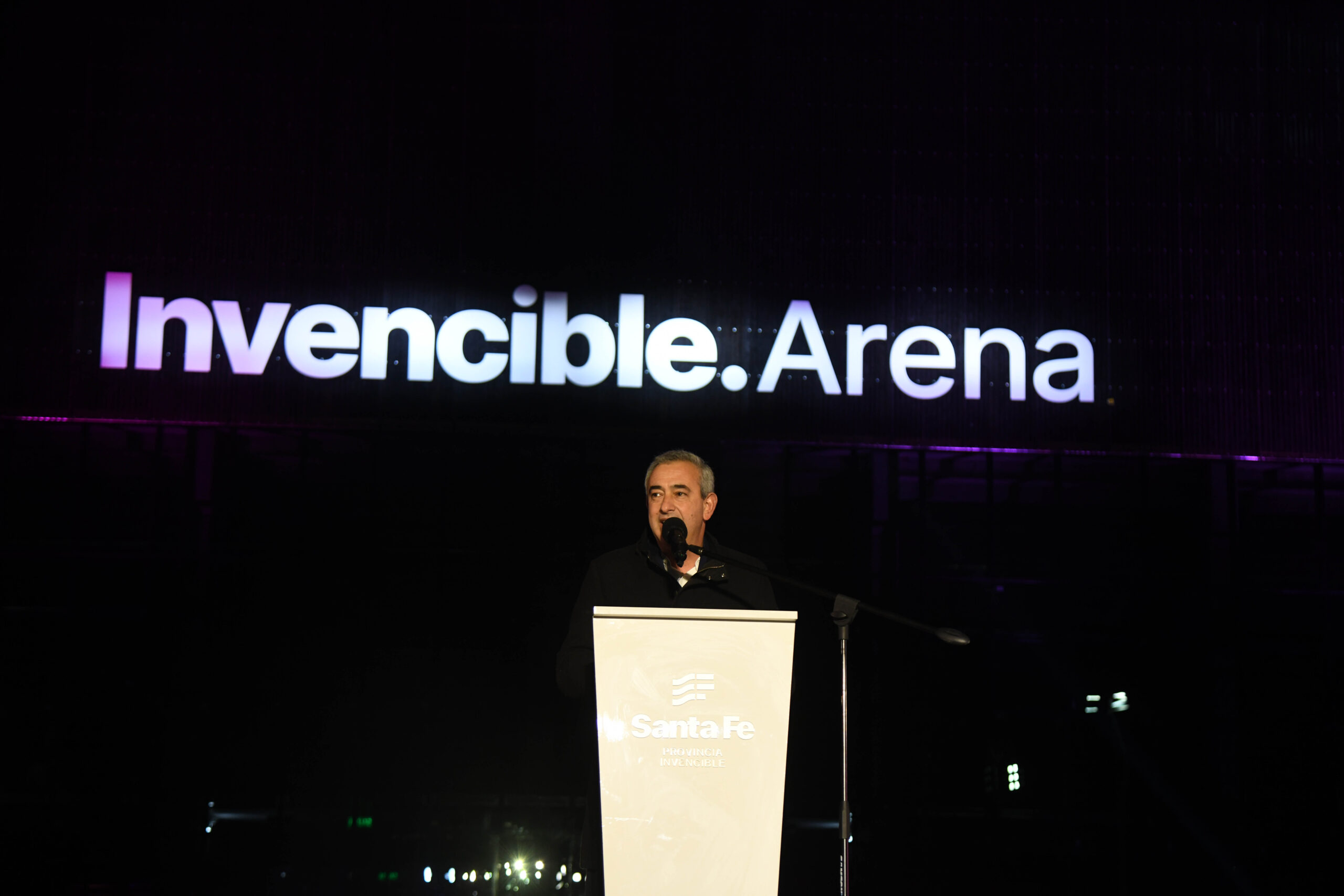 Javkin en la inauguración del Invencible Arena: «Tan grande como esta obra es la grandeza que le espera a Rosario»