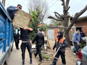 El municipio desplegó una serie de intervenciones para liberar el espacio público en un sector de Bella Vista