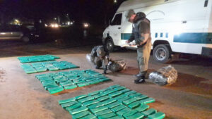 GNA incautó más de 244 kilos de droga en Misiones