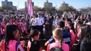 Juegos Suramericanos: Pullaro inauguró obras deportivas en el predio de la Asociación Rosarina de Fútbol