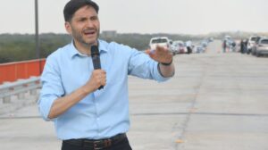 Pullaro inauguró nuevos puentes de hormigón en la Ruta Provincial 98s, entre Moussy y La Sarita