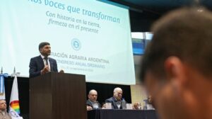 Pullaro en el Congreso de la Federación Agraria: “Después de tres años de gestión, los recibimos en una ciudad y una provincia pacificada”