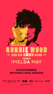 RONNIE WOOD el guitarrista de los Rolling Stones llega a Rosario