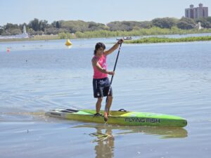 Oro rosarino en el agua: Santino Basaldella se consagró campeón en SUP en los Juegos Suramericanos