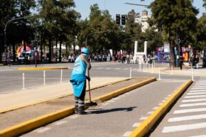 Suramericanos: el municipio realizó un amplio operativo de limpieza e higiene urbana en todos los predios