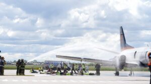 El Aeropuerto Internacional de Rosario realizó el Simulacro General del Plan de Emergencia Aeroportuario