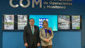 Monteoliva visitó Mar del Plata para fortalecer la coordinación en seguridad y recorrió el COM