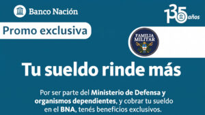 Familia Militar avanza junto al Banco Nación y Nación Seguros en nuevos beneficios para la comunidad de la Defensa