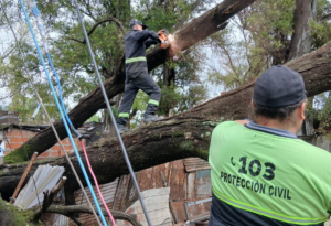 Temporal: Rosario registró 320 incidencias y continúan los trabajos de Protección Civil