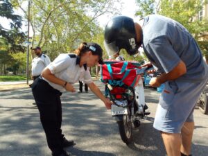 Se remitieron casi 3.200 motos por irregularidades en las patentes en lo que va del año