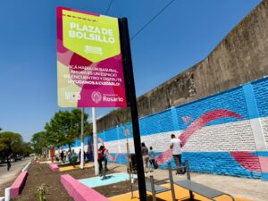 El barrio San Martín A tiene una nueva Plaza de Bolsillo